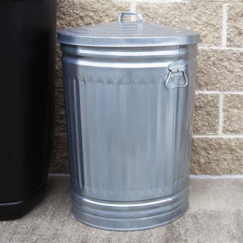 metal trash box|metal garbage bin with lid.